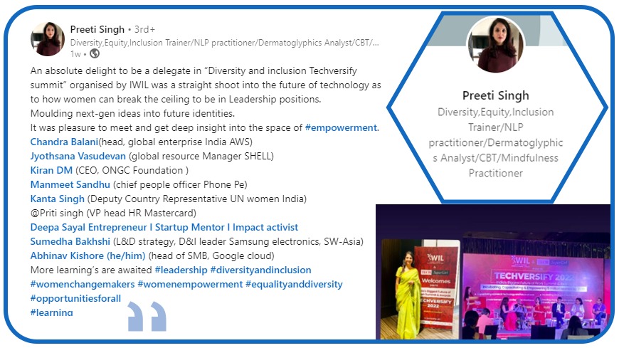 Preeti Singh - Diversit, Equity, Inclusion Trainer
